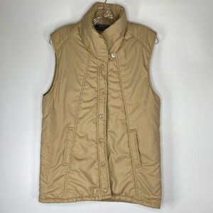 Vintage Windy Weather Tan Puffer Vest Size 6 (S/M) 80s